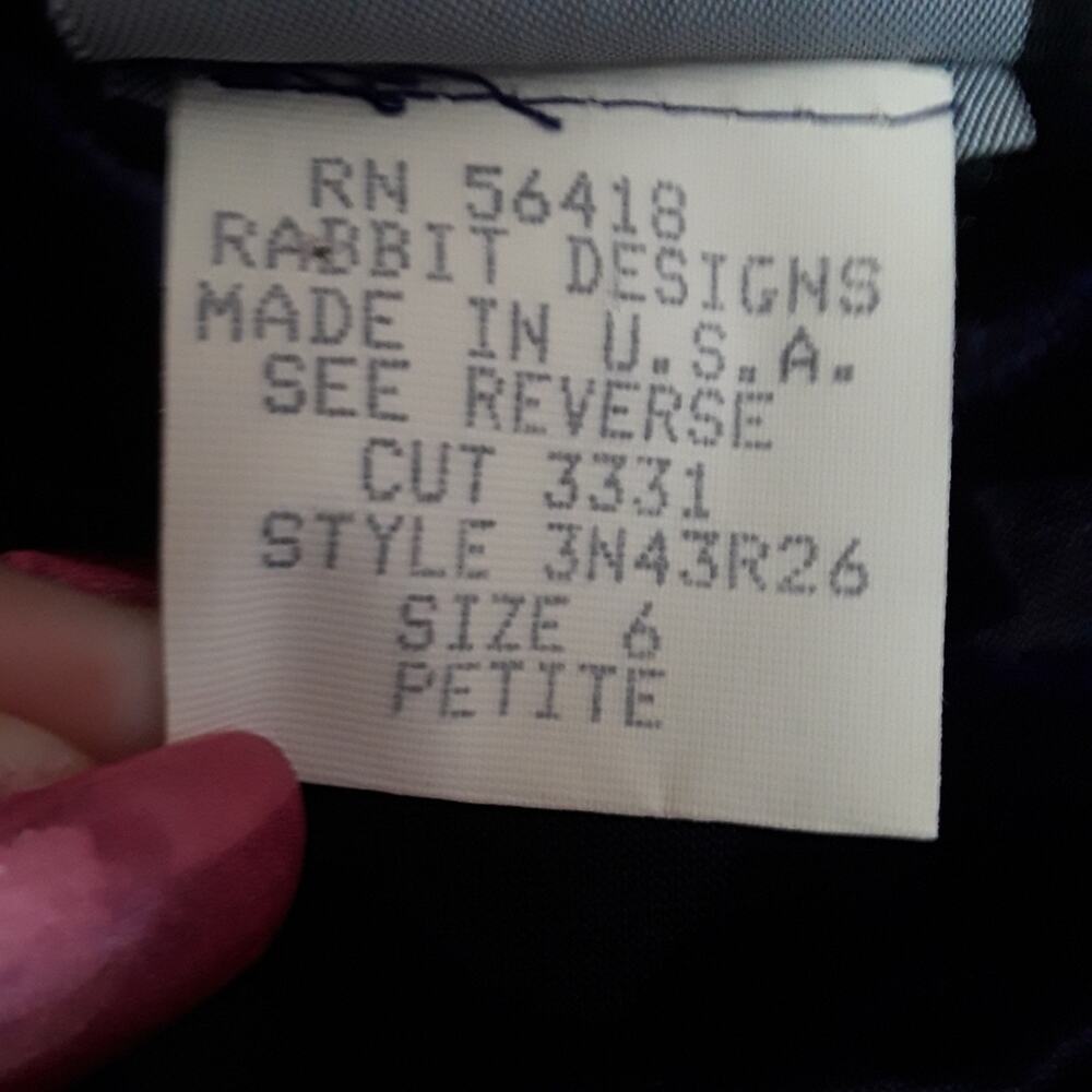 Rabbit Rabbit Rabbit Long Sleeve Velour Dress - Picture 3 of 10